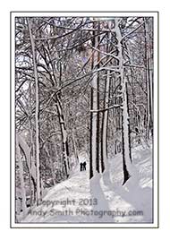 Walk in the snow at Valley Forge